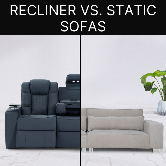 Recliner Sofa vs. Static Fabric Sofas: Which is the Perfect Fit for Your Home?