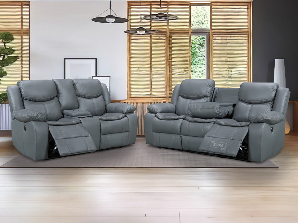 3 and 2 Seater Leather Sofa Packages