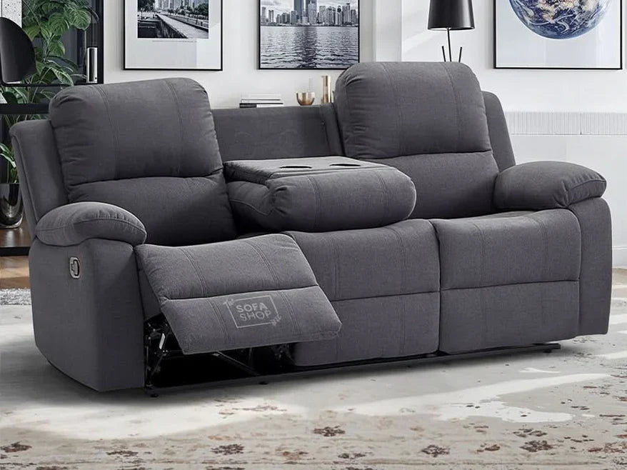 Manual 3 Seater Recliner Sofas