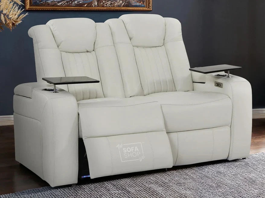 White Leather Sofas