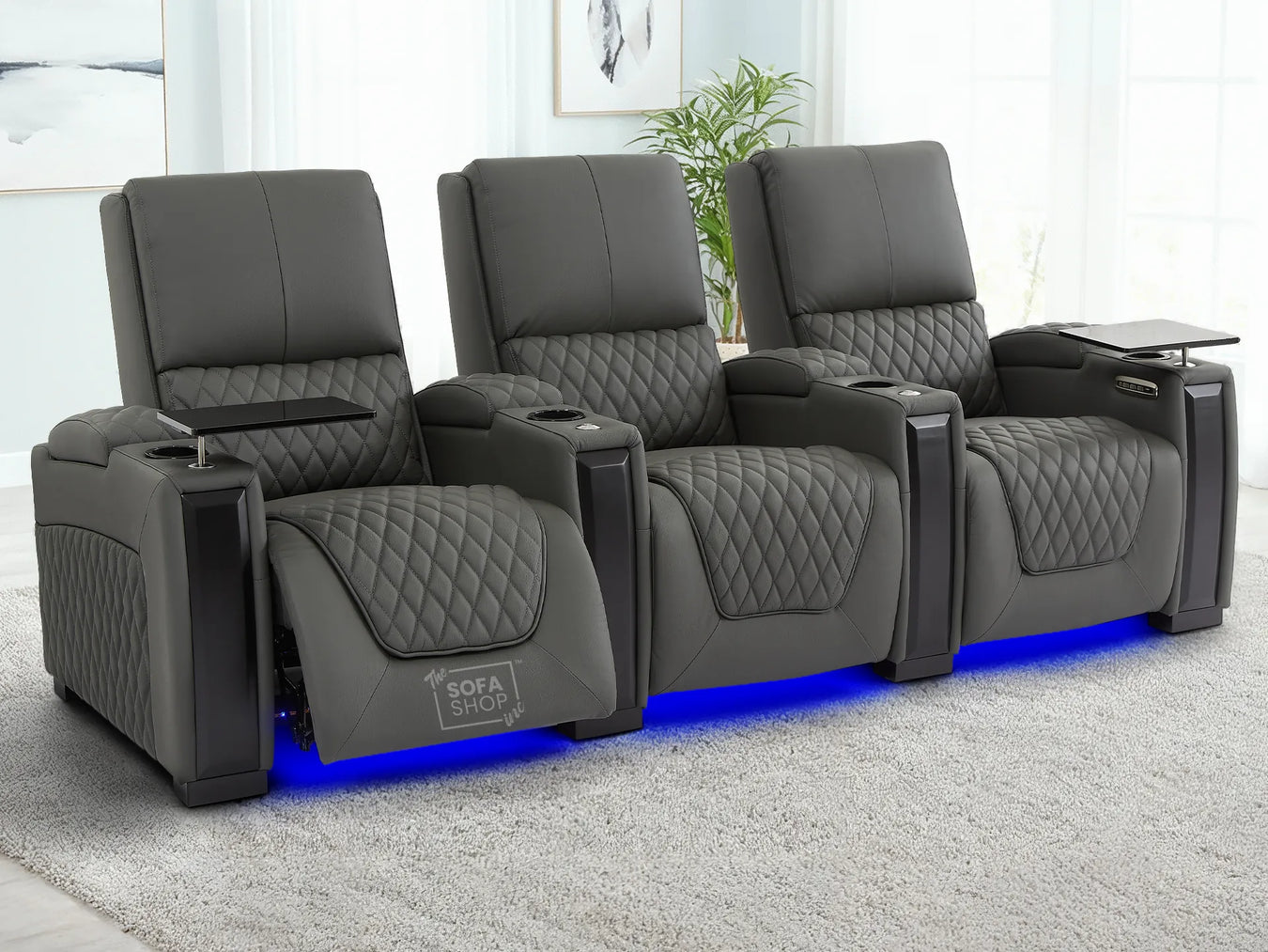 Leather Electric Recliner Sofas