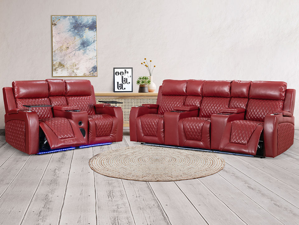 Red Rocking Sofa Red Recliner Sofas | Enjoy Express Delivery in 5-7 Days!