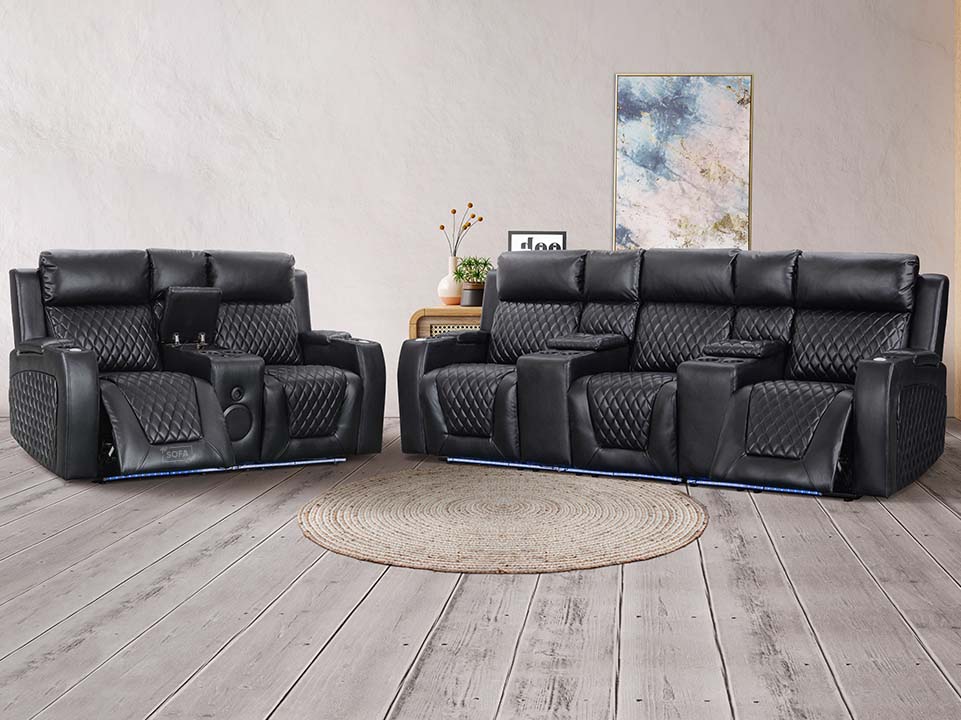 3 and 2 Seater Cinema Sofa Set