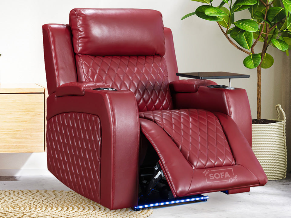 Dark best sale red recliner