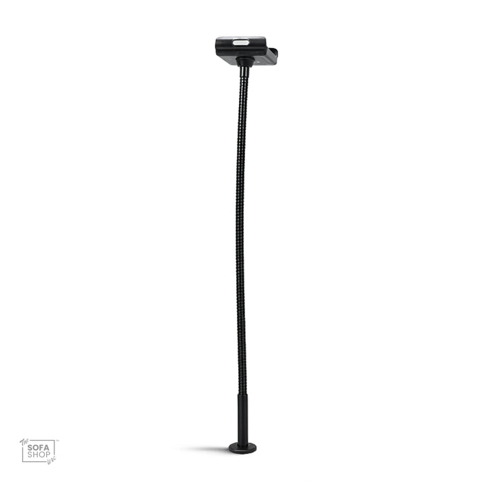 Wireless Charging Phone Holder In Black | 800mm | Long Reach Recliner Accessory With Wireless Charging + Adjustable Angle + Phone & Tablet Support | The Sofa Shop