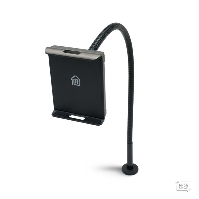 Wireless Charging Phone Holder In Black | 800mm | Long Reach Recliner Accessory With Wireless Charging + Adjustable Angle + Phone & Tablet Support | The Sofa Shop