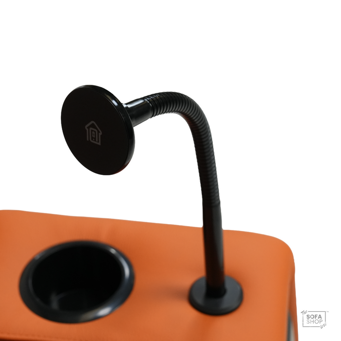 The Sofa Shop Magnetic Charging Phone Holder In Black | Hi-Tech Hands-Free Phone Stand With 7.5W Wireless Charging + Strong Magnetic Mount + Adjustable Viewing Angle