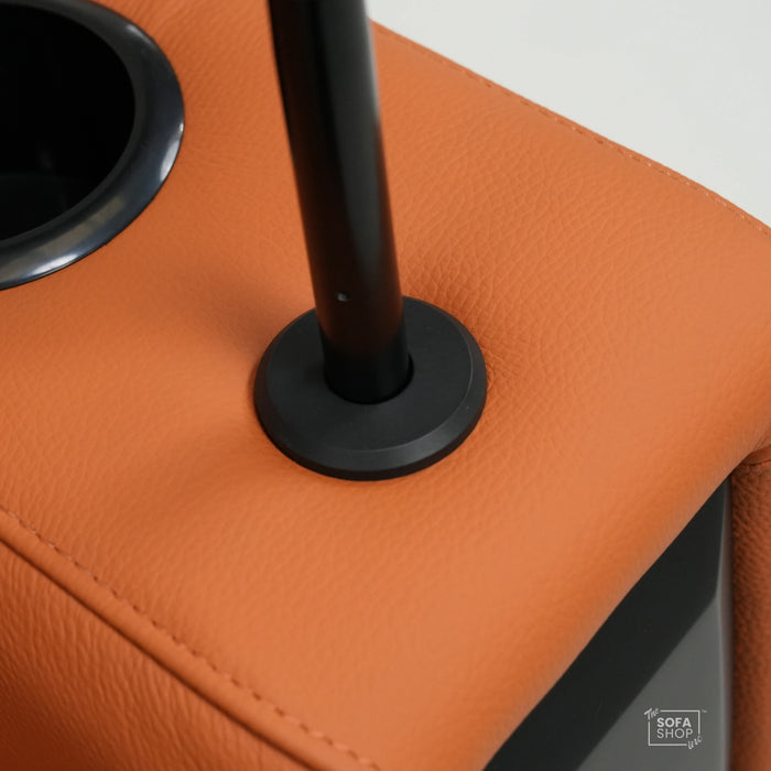 The Sofa Shop Wireless Phone Holder In Black | 320mm | Recliner Sofa Accessory With Wireless Charging + USB Charging + Adjustable Angle + Phone & Tablet Support