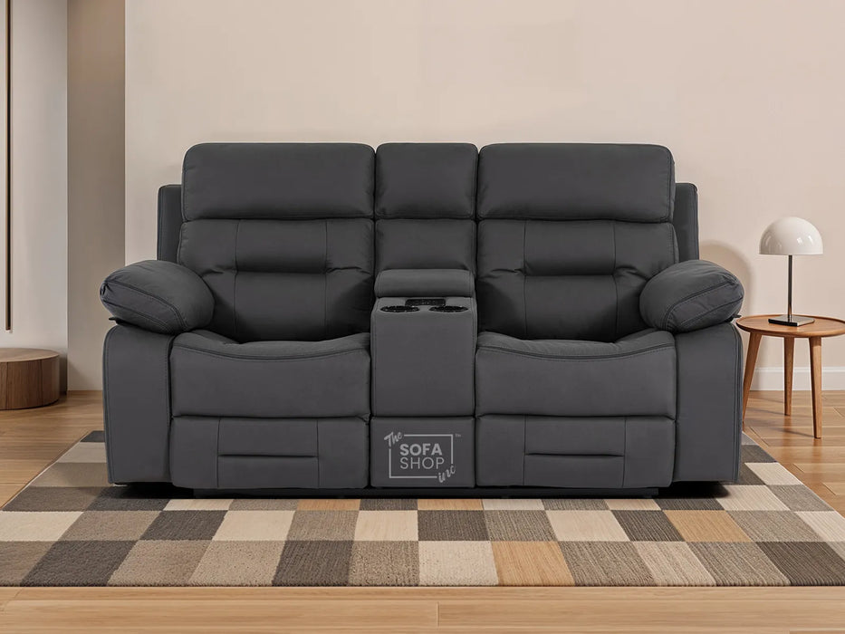 Believa Leather Recliner Two Seater Sofa Recliner Two Seater Couch