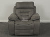 Tuscany Electric Recliner Chair in Grey Fabric - Stitching Loose On Recliner - Second Hand Sofas 35