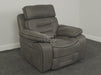 Tuscany Electric Recliner Chair in Grey Fabric - Stitching Loose On Recliner - Second Hand Sofas 35