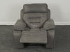 Tuscany Electric Recliner Chair in Grey Fabric - Stitching Loose On Recliner - Second Hand Sofas 35