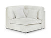 Modular Corner Sofa In Grey, White Or Mocha Fabric -  Kiana