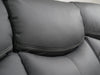 4 Seater Electric Recliner Sofa in Grey Leather | Different Colour Stitching on Left-Hand Facing and Right-Hand Facing Sides | Highgate | Second Hand Sofa 85 (New – Mismatched Stitching)