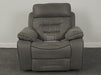 Tuscany Electric Recliner Chair in Grey Fabric - Stitching Loose On Recliner - Second Hand Sofas 35