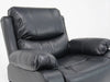 Black Leather Rocking & Swivel Massage Chair - 13