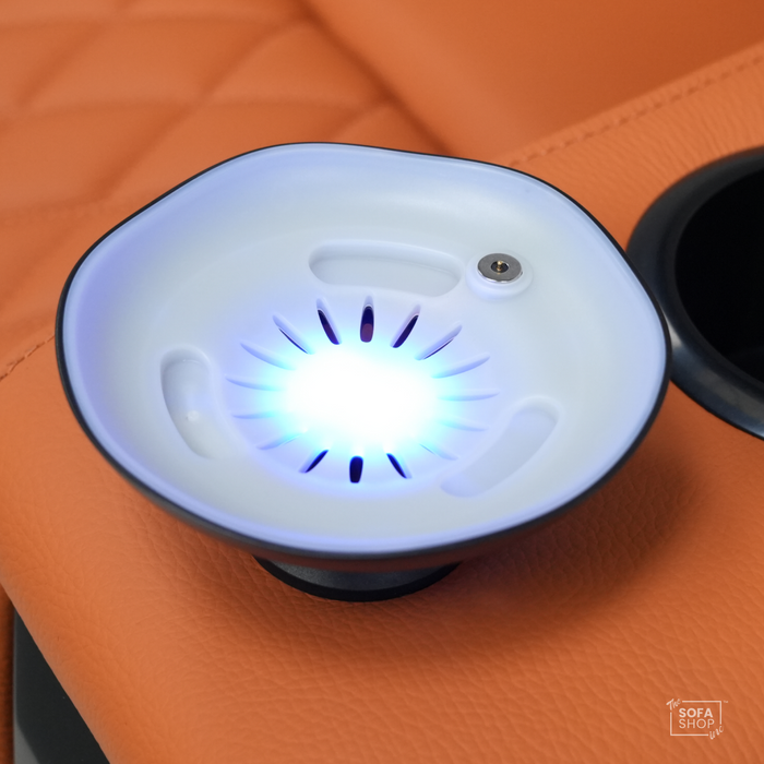 The Sofa Shop Scent Diffuser In Black | Hi-Tech Aroma Mist Diffuser With 7 Colour Ambient Light + Humidifier Function + 12 Hour Misting + Auto Power-Off | Lotus