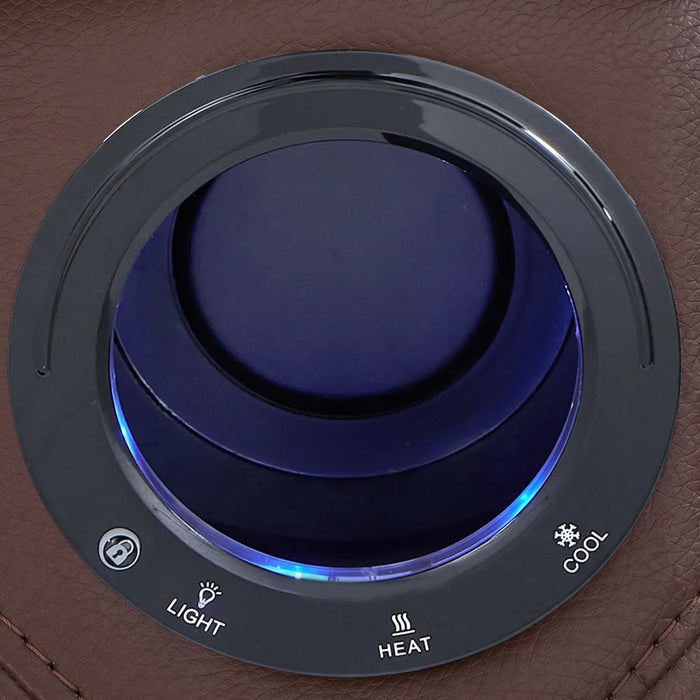 1 Seater Smart Tech Electric Recliner Cinema Chair | Luxury Theatre Seating | Chestnut Real Leather | Vicenza