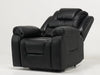 Black Leather Rise and Recliner | Small Scuff on Front Right Arm – Good Condition | Veneto | Second Hand Sofas 47