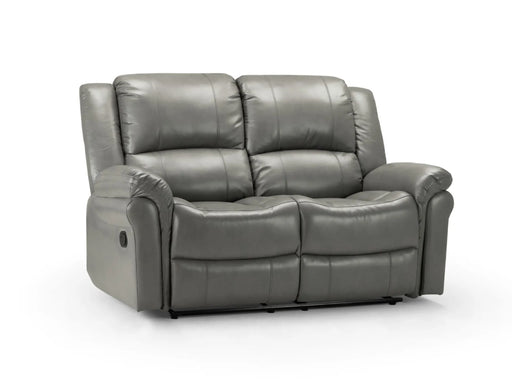 2 Seater Recliner Sofa in Grey Leather | Ultimate Comfort & Luxury | Suzi | The Sofa Shop