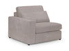 Modular Corner Sofa In Grey, White Or Mocha Fabric -  Kiana