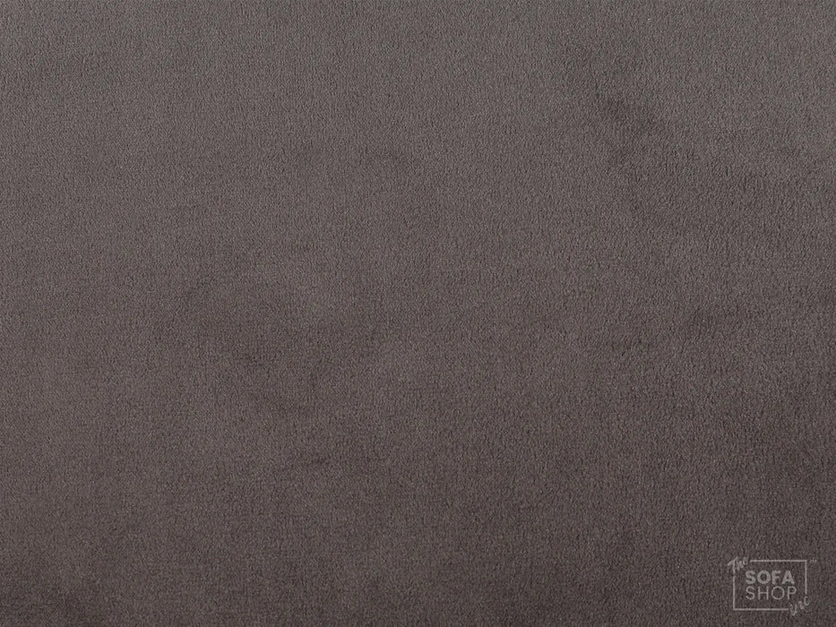 Extendable Electric Sofa - Bed in Grey Velvet Fabric | 3 Independant Power Motion Seats Perfect for Cinema Room & Home Theatre | 3 Seater with Cupholder + USBc & Wireless Charging | Almeria