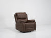 Brown Leather Rocking & Swivel Massage Chair - 12