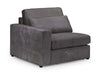 Modular Corner Sofa In Grey, White Or Mocha Fabric -  Kiana