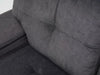 2 Seater In Dark Grey Velvet With Chrome Feet Kansas - Sample Sofas 19