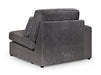 Modular Corner Sofa In Grey, White Or Mocha Fabric -  Kiana