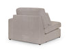 Modular Corner Sofa In Grey, White Or Mocha Fabric -  Kiana