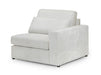 Modular Corner Sofa In Grey, White Or Mocha Fabric -  Kiana