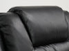 Black Leather Rise and Recliner | Small Scuff on Front Right Arm – Good Condition | Veneto | Second Hand Sofas 47