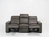 3 Seater Electric Recliner Sofa in Grey Fabric with Drop Down Table, Reading Lights, Cup Holders & Wireless Charger - Palmero - 22