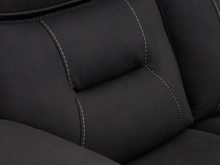 3 Seater Grey Fabric Electric Recliner Cinema Sofa | Bluetooth Speakers, USB-C & Power Headrest | Florence | The Sofa Shop