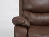 Brown Leather Rocking & Swivel Massage Chair - 12