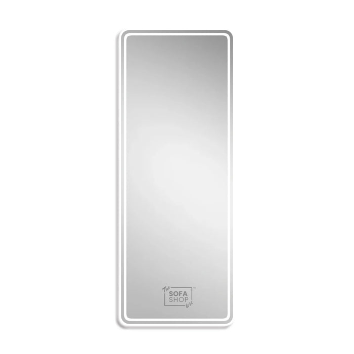 Rectangular Mirror with Adjustable LED Lighting, 70×180cm