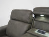 3 Seater Electric Recliner Sofa in Grey Fabric with Drop Down Table, Reading Lights, Cup Holders & Wireless Charger - Palmero - 22