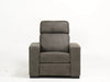 Electric Recliner Chair in Grey Leather|  Small Dot on Backrest | Palmero | Second Hand Sofas 32