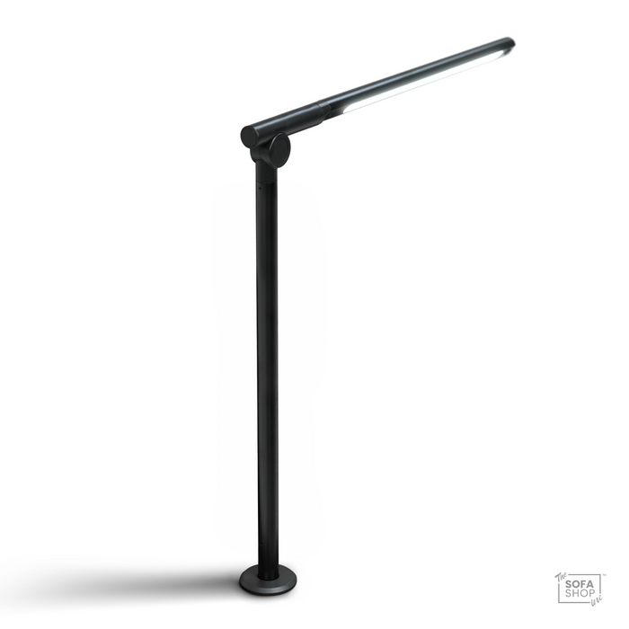 The Sofa Shop Adjustable LED Reading Lamp | Hi-Tech Touch Control Lamp With Wireless Charging + Foldable Arm | Long | Black