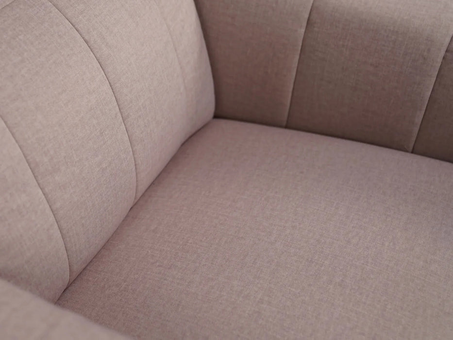 2+1 Electric Recliner Fabric Sofa Set | Pink Sofa with Adjustable Headrest & USB | Sample Sofa