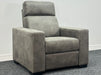 Grey Fabric Electric Recliner Chair - Light Damage on Left-Hand Panel - Ex Display Chair 100