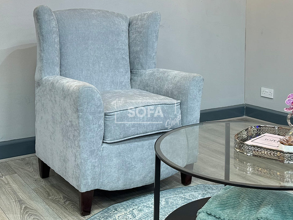 Teal Velvet Accent Chair - Second Hand Sofas