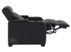 3 2 1 Seater Electric Recliner Sofa Set & Cinema Seats in Black Real Leather With Cup Holders, Storage Boxes, and USB Ports - Rimini