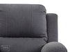 2 1 1 Recliner Sofa Set inc.Chairs in Dark Grey Fabric - 3 Piece Trento Sofa Set