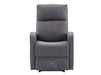 Recliner Chairs in Dark Grey Fabric - Parma