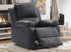 Black Leather Recliner Chair - Trento - Sofa Sale