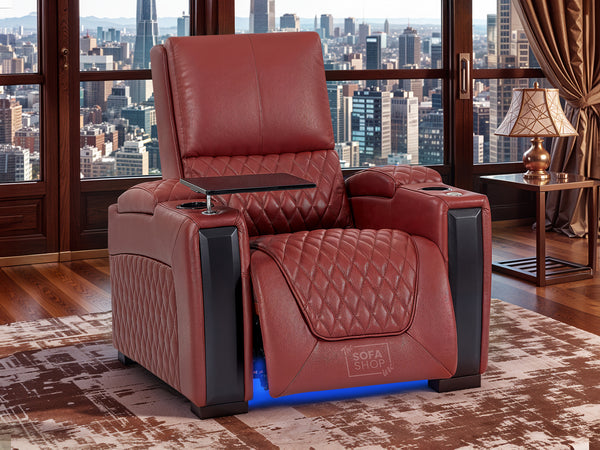 Arm Rest Home Theater Removable Armrest Recliner Chair 2-Seat Wall