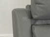 Siena 3 Seater Electric Recliner Sofa Grey Leather - Rip On Side Pannel Near Ear & Wirless Charger Not Working -  Second Hand Sofas 28