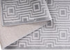 Grey Rug Woven Fabric in Small, Medium & Large Sizes - Altea